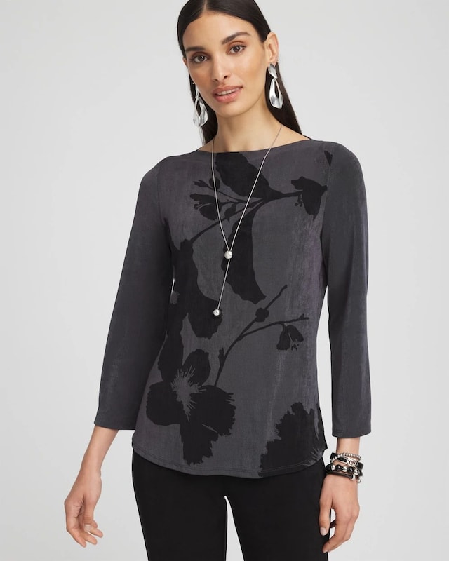 Travelers Modern Floral Tunic